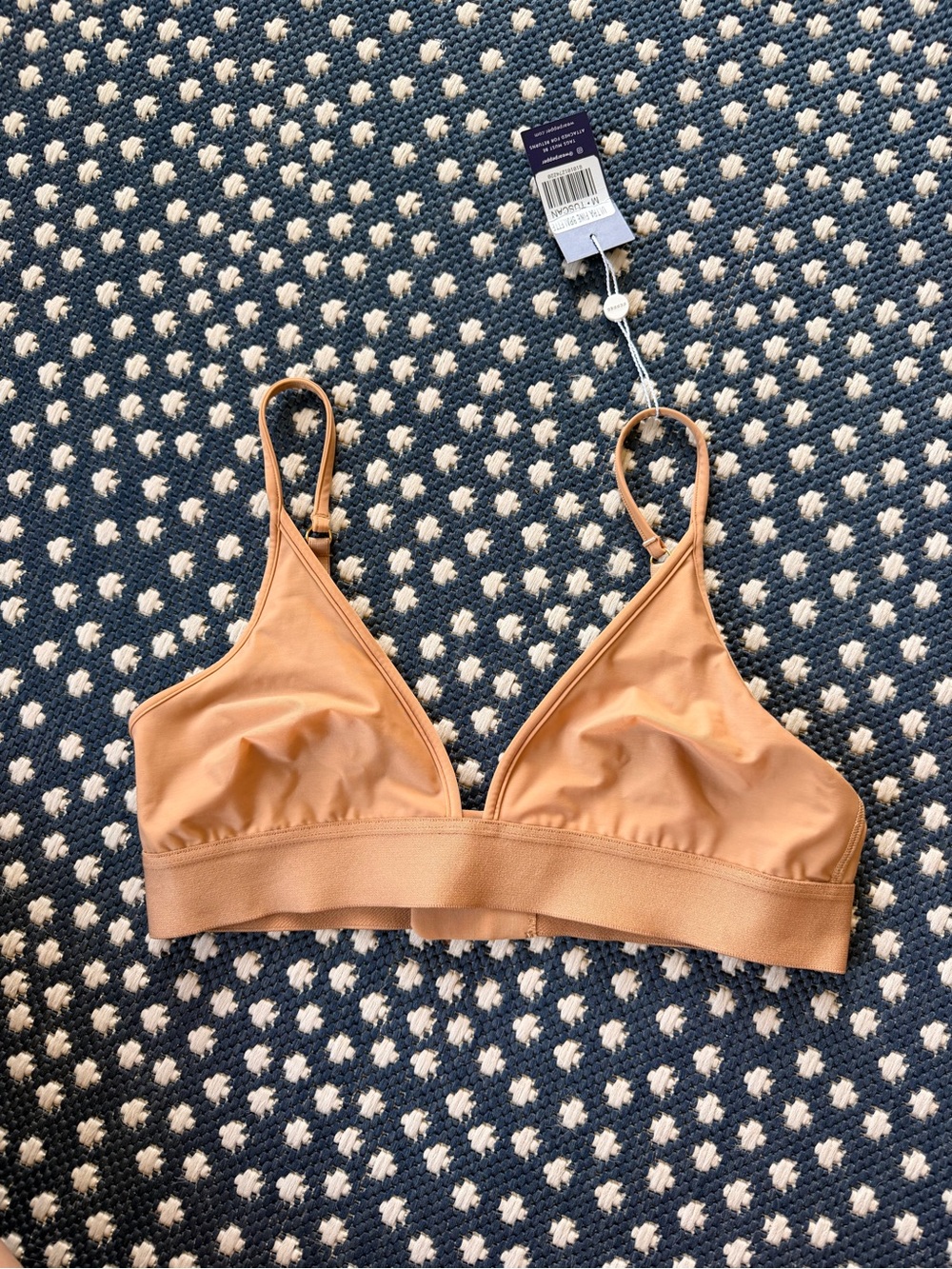 Pepper Everyday Wireless Triangle Bralette in Nude